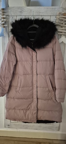 *ZARA*WENDE*DAUNENMANTEL*ROSE*