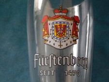 Weissbierglas Weizenbierglas Fürstenberg 0,5 Liter Höhe 23 cm