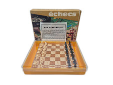Schach Reisespiel echecs Französisch Vintage
