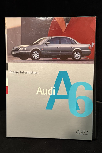 Audi pressemappe press - a6,