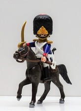 FRANZOSE GRENADIER OFFIZIER REITER Playmobil zu Garde Napoleon Top Custom - RAR