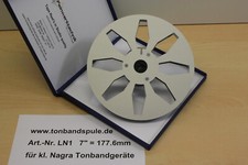 Tonbandspule 7"= 177,6mm  1 Paar - kl.Nagra Grundig Saba - Artikel-Nr.  LN1