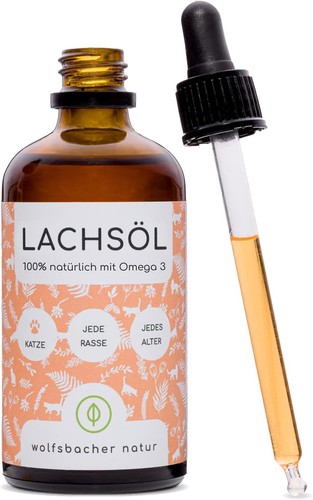 Lachsöl für katzen 100ml - lachsöl,
