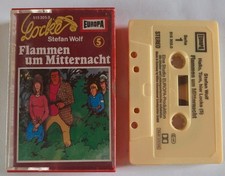 Tom und Locke, Folge 5, Flammen um Mitternacht Kassette MC Hörspiel Sammlung 