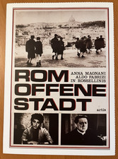 Rom, offene Stadt - Filmkarte Filmplakatkarte Cinema - Anna Magnani Rossellini