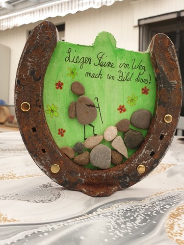 Orig hufeisen kunst - hufeisen,