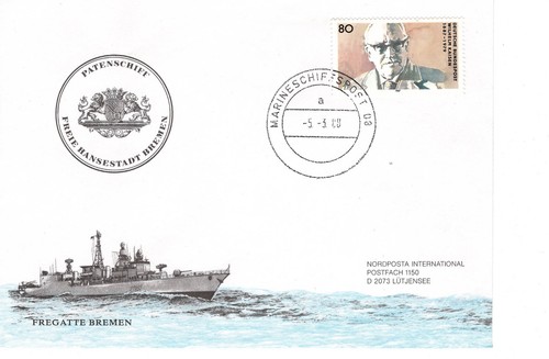 Schiffspost fregatte bremen - fregatte,