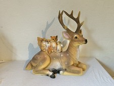 Dekofigur Hirsch Garten Tiere der Waldes Höhe ca. 33,5 cm