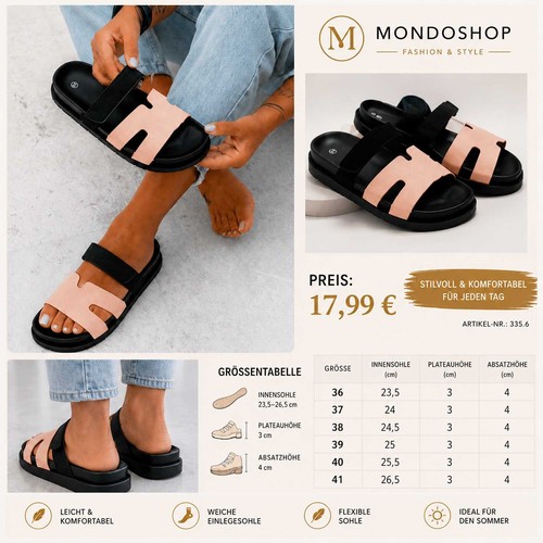 Damen pantoletten sandalen - damen,