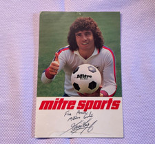 Kevin Keegan Autogrammkarte mit Original Autogramm 80er Jahre Rarität England