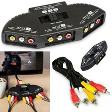 Fosmon 3-Port Av Composite Rca