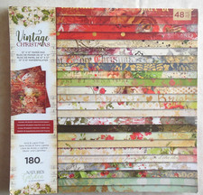 Crafter`s Companion, Vintage Christmas 48 Papiere 12 " x  12 ", Weihnachten