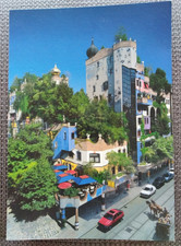 Postkarte HundertwasserHaus Wien ungelaufen 21x15 cm