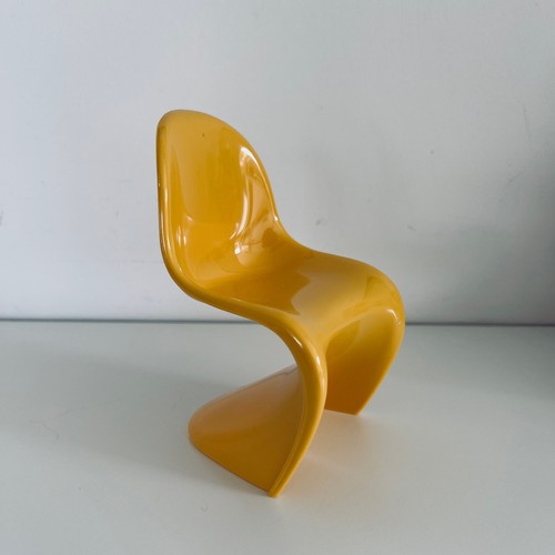 Miniatur panton chair - panton, gelb