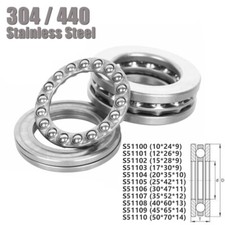 Edelstahl Axiallager Drucklager Axial kugellager 51100-51110 Thrust Ball Bearing