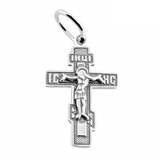 Kreuz  925 Silber Orthodox