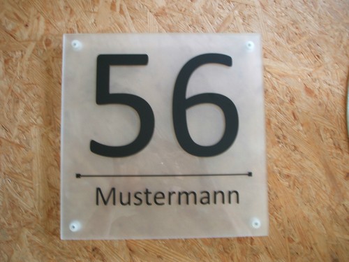 Hausnummer schild 230 - ,