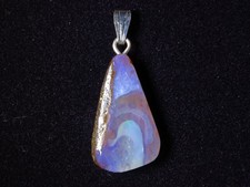 Boulder Opal Anhänger White