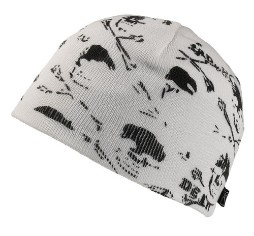 Strickmütze mit totenkopf - strickmütze,