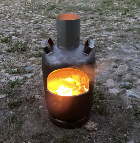 Kaminofen aus gasflasche - kaminofen,