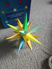 Herrnhuter Bastelstern | Harlekin | grün/limone/mint/blau/weiß /gelb | NEU