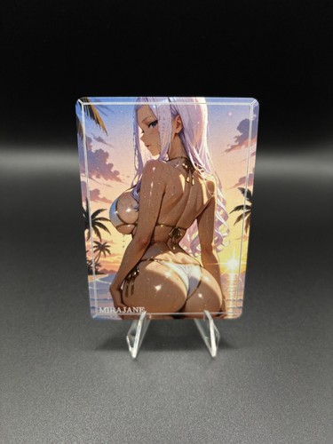 Mirajane fairy tail waifu card - mirajane,