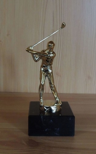 Golfer golf figur - golfer, metall
