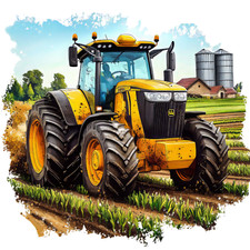 Wandtattoo Aufkleber Traktor
