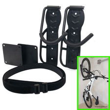 Fahrrad Wandhalterung 2er Set vertikal platzsparend Wandhalter Garage