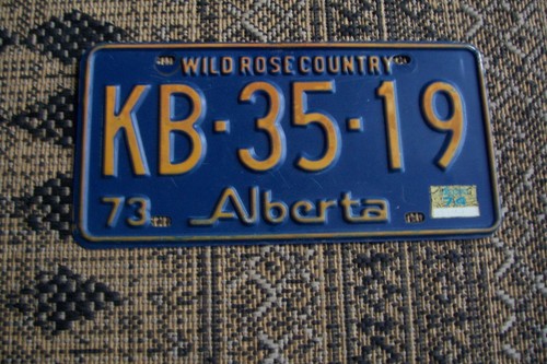 Alberta nummernschild - alberta,