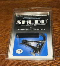 Shubb Capo Kapodaster C1 Standard für Western Gitarren