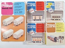 PREISER Zirkus Krone/Knie Konvolut 1:87 Bausätze Packwagen Cassa Toiletten  