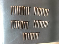 Orig. 50 Stück antike handgeschmiedete Nägel 60mm Eisennägel Ziernägel Hufnägel