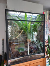 Terrarium Holzterrarium Reptilienterrarium Pflanzenbiotop komplett m Beleuchtung