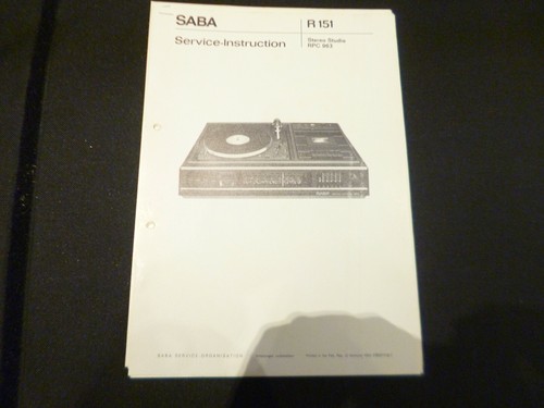 Original service manual - original,