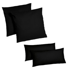 2er Set Kissenbezug 40x40 40x80 80x80 Renforce Baumwolle Kissenhülle Dekokissen