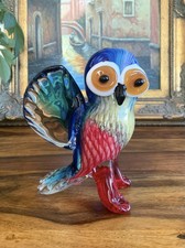 Glasfigur Eule Vogel Figur Uhu