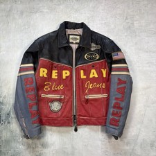 Replay Blue Jeans Lederjacke