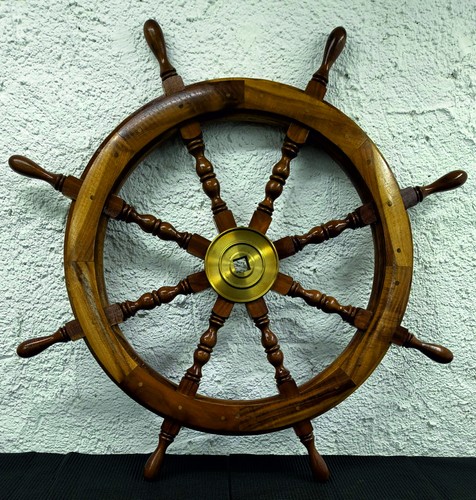 Schiffs steuerrad holz - schiffs,