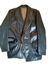 German Motor Jacket Horsehide 1950s 1960s