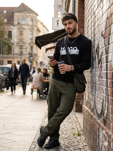 Hugo boss herren sweatshirt - boss,