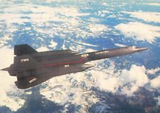 alte AK Lockheed SR-71A Blackbird Flugzeug ungelaufen Ansichtskarte kt5973b