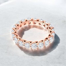 14K Gelbgold Diamant Band 3