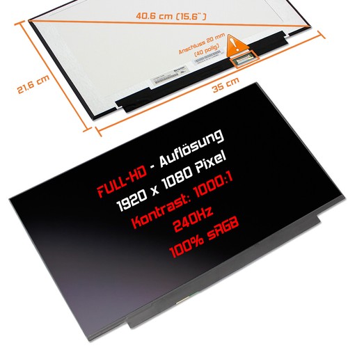 Led display matt passend - 15,6",