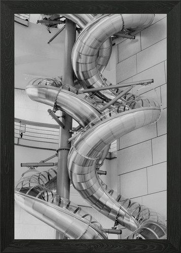 Gerahmtes wandbild spirale - wandbild,