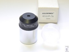 CELESTRON Eyepiece Ocular 7mm ORTHO 1 ¼" Volcano Top, Made by VIXEN in Japan