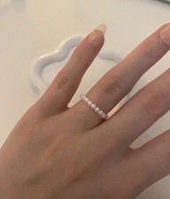 Selbstgemachter Perlenring