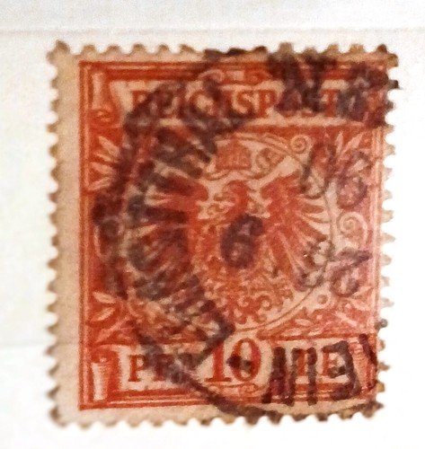 Briefmarke reichspost - briefmarke,