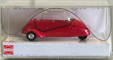 Busch Messerschmitt KR 200 Kabinenroller rot, Vitrinenmodell neuwertig