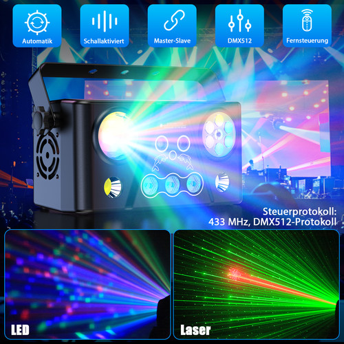 Rgb discokugel 5in1 led - rgb,